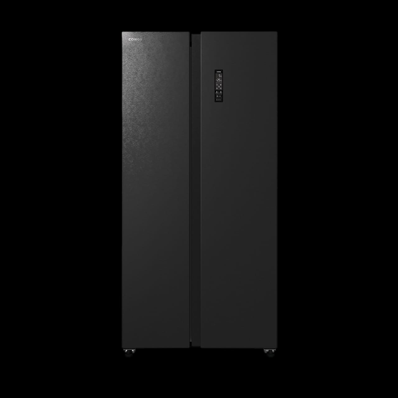 Coway Side-By-Side Refrigerator 715L warna Black Inox